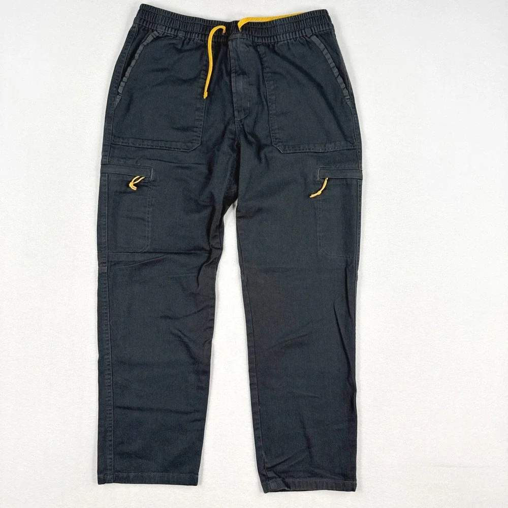 The North Face Mens Field Cargo Pants Size M Dark Gray Elastic Waist NF0A887S